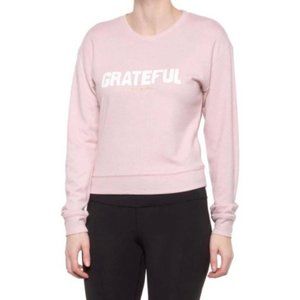 Spiritual Gangster savasana pink crew pullover